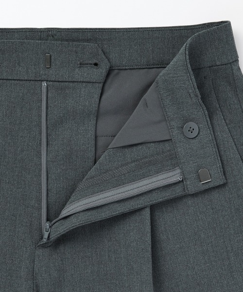 無印良品(ムジルシリョウヒン)の「婦人 シワになりにくいタックテーパードパンツ(その他パンツ・レディース・ダークグレー/ネイビー/ライトベージュ/ブラック・L/M/S/XS/XL)」の19枚目の写真