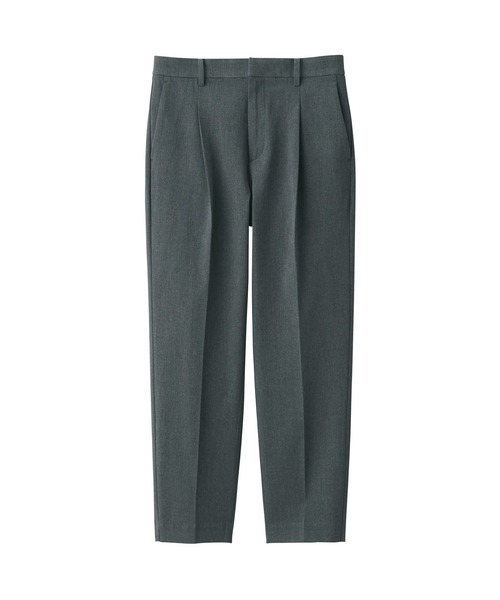 無印良品(ムジルシリョウヒン)の「婦人 シワになりにくいタックテーパードパンツ(その他パンツ・レディース・ダークグレー/ネイビー/ライトベージュ/ブラック・L/M/S/XS/XL)」の8枚目の写真