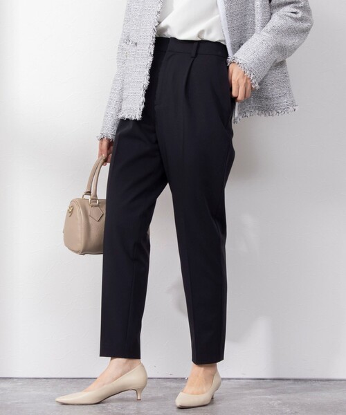 NOLLEY’S(ノーリーズ)の「ウォッシャブル愛され イージータックスリムパンツ(その他パンツ・レディース・ベージュ/ラベンダー/ブラック・36/34/38)」の7枚目の写真