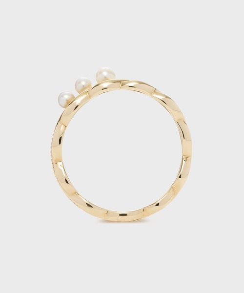 NOJESS（ノジェス）の「【Trick Ring】K5パールリング（リング・レディース・ゴールド系その他・#9/#13/#11）」の4枚目の写真