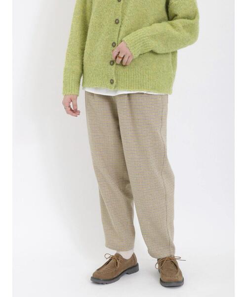 Samansa Mos2（サマンサ モスモス）の「【帯電防止】柄アソートテーパードパンツ（その他パンツ・レディース・ベージュ/チャコールグレー/グレー/キナリ・F）」の9枚目の写真