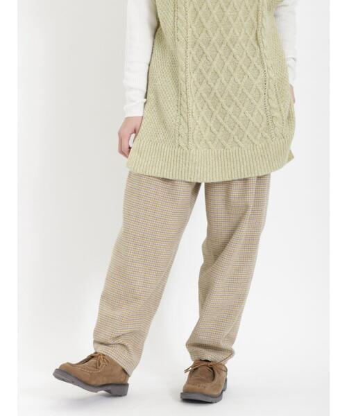 Samansa Mos2（サマンサ モスモス）の「【帯電防止】柄アソートテーパードパンツ（その他パンツ・レディース・ベージュ/チャコールグレー/グレー/キナリ・F）」の20枚目の写真