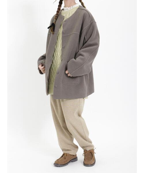 Samansa Mos2（サマンサ モスモス）の「【帯電防止】柄アソートテーパードパンツ（その他パンツ・レディース・ベージュ/チャコールグレー/グレー/キナリ・F）」の22枚目の写真