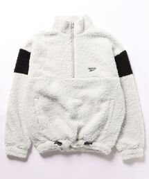 Reebok（リーボック）の「【Reebok/リーボック】ハーフジップフリースJK/ドローコード付きモコモコボアブルゾン（ブルゾン）」