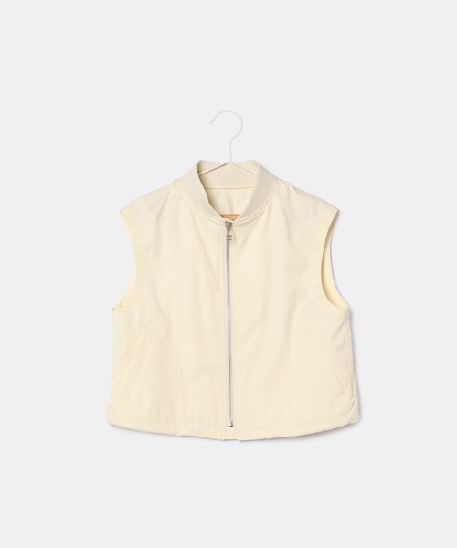 ROPE' PICNIC（ロペピクニック）の「【KIDS】撥水加工/ミリタリーベスト/リンクコーデ（ベスト・キッズ・オフホワイト/ネイビー・140/130/150/120）」の11枚目の写真