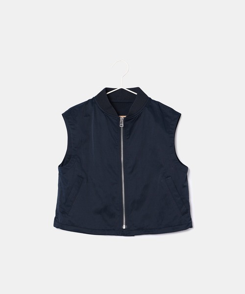 ROPE' PICNIC（ロペピクニック）の「【KIDS】撥水加工/ミリタリーベスト/リンクコーデ（ベスト・キッズ・オフホワイト/ネイビー・140/130/150/120）」の12枚目の写真