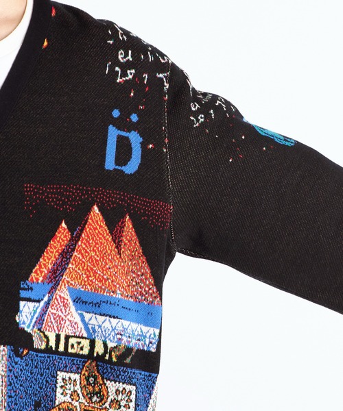 未使用 DUSTNATION GANEOVER CARDIGAN GANEOVER CARDIGAN(M BLACK): DUSTNATION: MENS｜ STUDIOUS