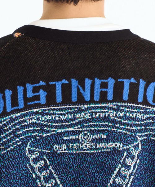 DUSTNATION(ダストネーション)の「【DUSTNATION/ダストネーション】FICTION CARDIGAN(カーディガン/ボレロ・メンズ・ブラック・M/L/XL)」の9枚目の写真