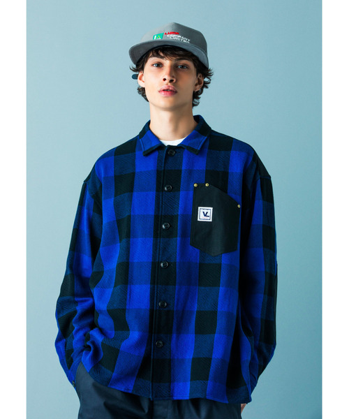 WHIZLIMITED(ウィズリミテッド)の「CLIFF SHIRT(シャツ/ブラウス・メンズ・ブルー/レッド・X-LARGE/LARGE/MEDIUM)」の2枚目の写真