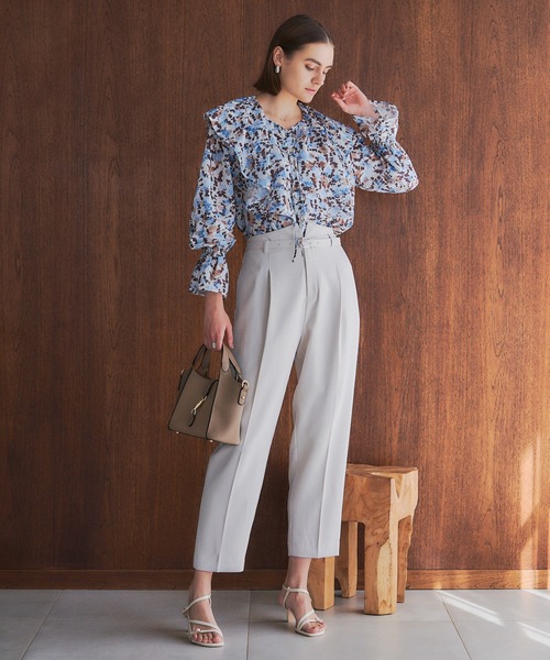 YECCA VECCA（イェッカヴェッカ）の「4way異素材MIXミニバッグ（エコバッグ/サブバッグ・レディース・ブラック/アイボリー/ベージュ・FREE）」の5枚目の写真