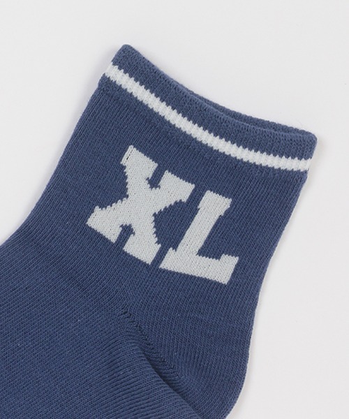 XLARGE KIDS(エクストララージキッズ)の「91ロゴソックス(ソックス/靴下・キッズ・ブラック/ホワイト/ネイビー・13-15cm/17-19cm/19-21cm/15-17cm)」の5枚目の写真