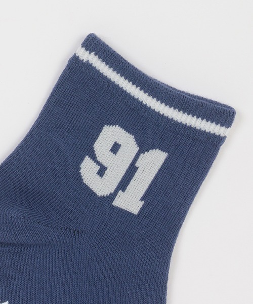 XLARGE KIDS(エクストララージキッズ)の「91ロゴソックス(ソックス/靴下・キッズ・ブラック/ホワイト/ネイビー・13-15cm/17-19cm/19-21cm/15-17cm)」の6枚目の写真