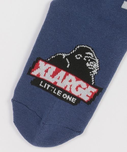 XLARGE KIDS(エクストララージキッズ)の「91ロゴソックス(ソックス/靴下・キッズ・ブラック/ホワイト/ネイビー・13-15cm/17-19cm/19-21cm/15-17cm)」の8枚目の写真