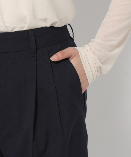 LOWRYS FARM（ローリーズファーム）の「ＴＲワイドパンツ　986149（スラックス・レディース・アイボリー/ネイビー/グレー・LARGE/MEDIUM）」の10枚目の写真