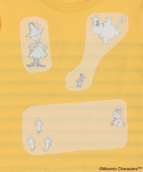 kladskap（クレードスコープ）の「【MOOMIN】プリントボーダー長袖Tシャツ（Tシャツ/カットソー・キッズ・イエロー/オフホワイト・90cm/100cm/110cm/120cm/80ｃｍ）」の19枚目の写真