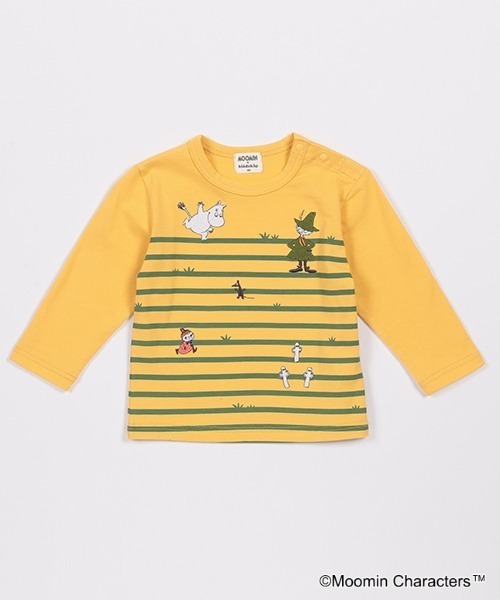 kladskap（クレードスコープ）の「【MOOMIN】プリントボーダー長袖Tシャツ（Tシャツ/カットソー・キッズ・イエロー/オフホワイト・90cm/100cm/110cm/120cm/80ｃｍ）」の15枚目の写真