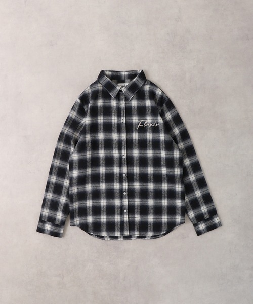 EVOLUTION(エボリューション)の「Classic check long sleeve shirt / チェックシャツ(シャツ/ブラウス・メンズ・ブルー/レッド・M/L/XL)」の1枚目の写真