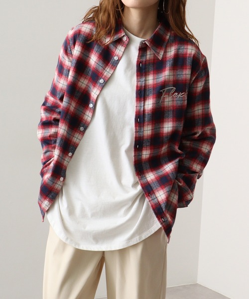 EVOLUTION(エボリューション)の「Classic check long sleeve shirt / チェックシャツ(シャツ/ブラウス・メンズ・ブルー/レッド・M/L/XL)」の8枚目の写真