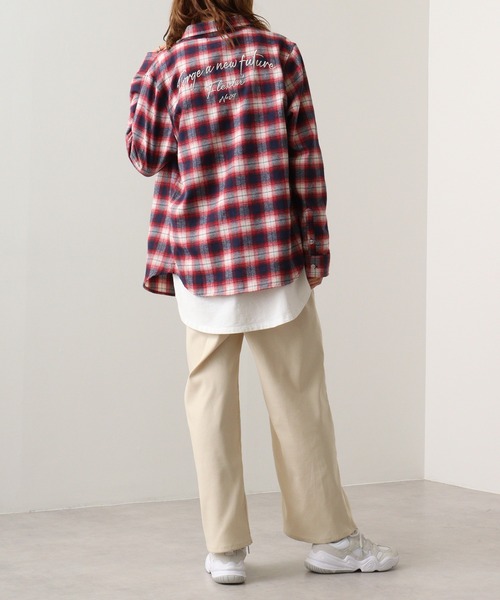 EVOLUTION(エボリューション)の「Classic check long sleeve shirt / チェックシャツ(シャツ/ブラウス・メンズ・ブルー/レッド・M/L/XL)」の3枚目の写真