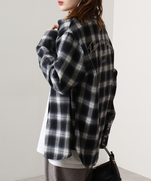 EVOLUTION(エボリューション)の「Classic check long sleeve shirt / チェックシャツ(シャツ/ブラウス・メンズ・ブルー/レッド・M/L/XL)」の14枚目の写真
