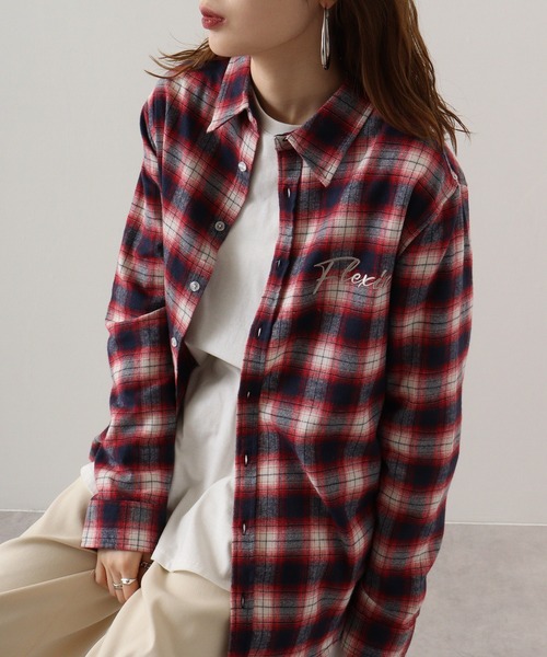 EVOLUTION(エボリューション)の「Classic check long sleeve shirt / チェックシャツ(シャツ/ブラウス・メンズ・ブルー/レッド・M/L/XL)」の9枚目の写真