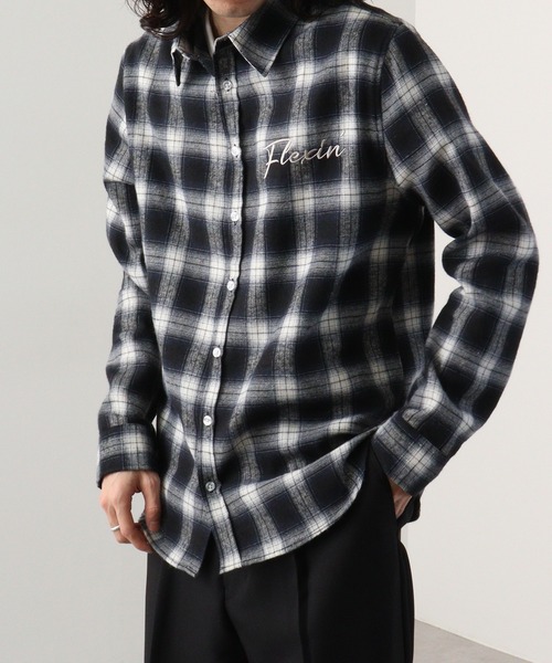 EVOLUTION(エボリューション)の「Classic check long sleeve shirt / チェックシャツ(シャツ/ブラウス・メンズ・ブルー/レッド・M/L/XL)」の21枚目の写真