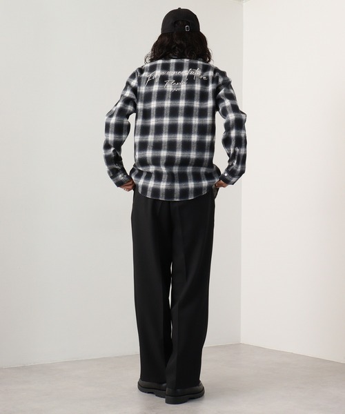 EVOLUTION(エボリューション)の「Classic check long sleeve shirt / チェックシャツ(シャツ/ブラウス・メンズ・ブルー/レッド・M/L/XL)」の16枚目の写真