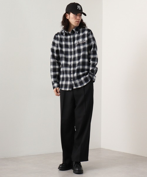 EVOLUTION(エボリューション)の「Classic check long sleeve shirt / チェックシャツ(シャツ/ブラウス・メンズ・ブルー/レッド・M/L/XL)」の17枚目の写真