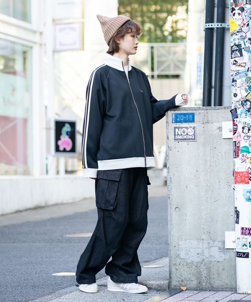 UNIIT(ユニット)の「【UNIIT/ユニット】ダンボールトラックジャケット(ジャージ・メンズ・ベージュ/オフホワイト/ブラック・X-LARGE/MEDIUM/LARGE)」の21枚目の写真