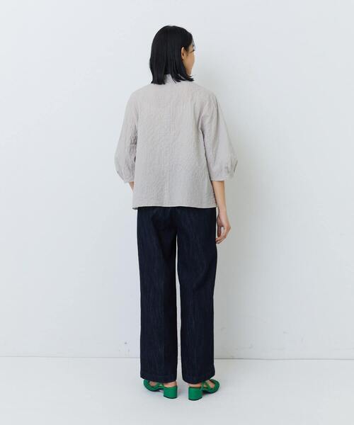 新品 2024AW ADIEU TRISTESSE 袖口ピンタックシャツ ADIEU TRISTESSE（アデュートリステス）の「ピンタックカラー