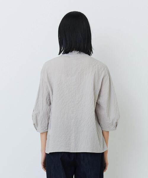 ADIEU TRISTESSE - 【新品未使用】ADIUE TRISTESSE チェックブラウス ADIEU TRISTESSE（アデュートリステス）の「ピンタックカラー