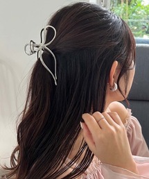 リボンヘアクリップ