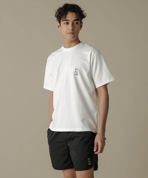 NANO universe（ナノユニバース）の「「NJ／CLUB」PARKSTOCK ベーシックＴシャツ（Tシャツ/カットソー・メンズ・ブラック/オレンジ/グレー/ネイビー/ホワイト・L/M/S）」の2枚目の写真