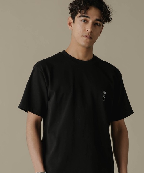 NANO universe（ナノユニバース）の「「NJ／CLUB」PARKSTOCK ベーシックＴシャツ（Tシャツ/カットソー・メンズ・ブラック/オレンジ/グレー/ネイビー/ホワイト・L/M/S）」の3枚目の写真