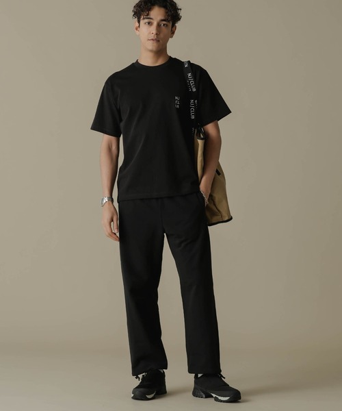 NANO universe（ナノユニバース）の「「NJ／CLUB」PARKSTOCK ベーシックＴシャツ（Tシャツ/カットソー・メンズ・ブラック/オレンジ/グレー/ネイビー/ホワイト・L/M/S）」の9枚目の写真