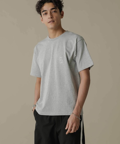 NANO universe（ナノユニバース）の「「NJ／CLUB」PARKSTOCK ベーシックＴシャツ（Tシャツ/カットソー・メンズ・ブラック/オレンジ/グレー/ネイビー/ホワイト・L/M/S）」の14枚目の写真