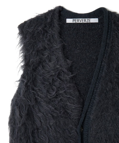 PERVERZE（パーバーズ）の「Brushed Long Knit Vest（ベスト