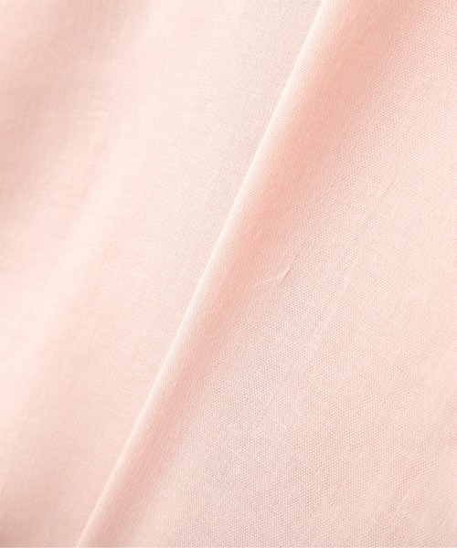 N.（N. Natural Beauty Basic）（エヌエヌナチュラルビューティーベーシック）の「◆バンドカラー麻混ルーズシャツ（シャツ/ブラウス・レディース・オフホワイト/ピンク/ミント・MEDIUM）」の10枚目の写真