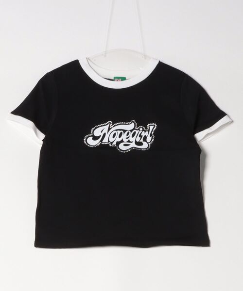 Nope girl Sporty ringer t-shirt（Tシャツ/カットソー）｜Nope