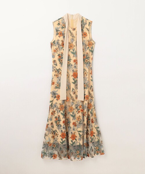 GRACE CONTINENTAL（グレースコンチネンタル）の「フラワーマーメイドドレス（ドレス・レディース・イエロー/ベージュ・38/36）」の22枚目の写真