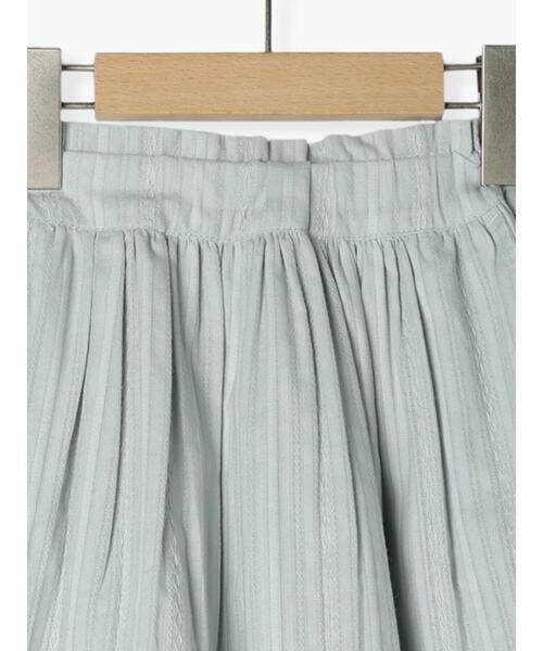 Samansa Mos2 Lagom（サマンサモスモスラーゴム）の「ギャザースカート（スカート・キッズ・サックスブルー/キナリ・大(L)/中(M)/小(S)/特(XL)）」の5枚目の写真