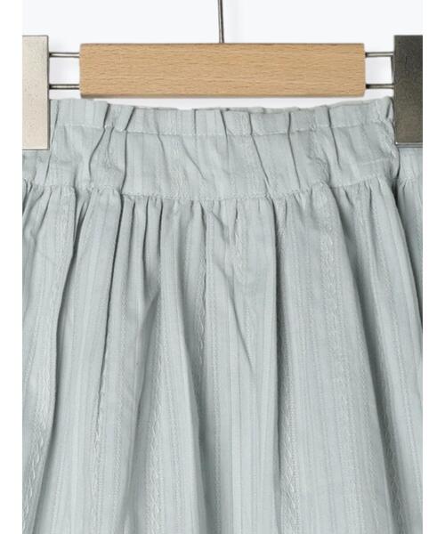 Samansa Mos2 Lagom（サマンサモスモスラーゴム）の「ギャザースカート（スカート・キッズ・サックスブルー/キナリ・大(L)/中(M)/小(S)/特(XL)）」の8枚目の写真