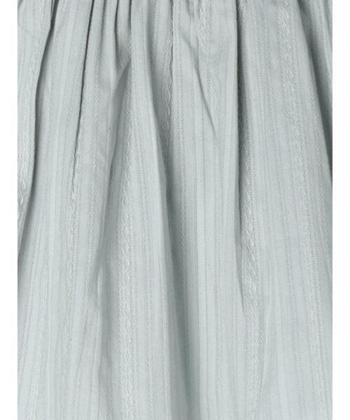 Samansa Mos2 Lagom（サマンサモスモスラーゴム）の「ギャザースカート（スカート・キッズ・サックスブルー/キナリ・大(L)/中(M)/小(S)/特(XL)）」の9枚目の写真