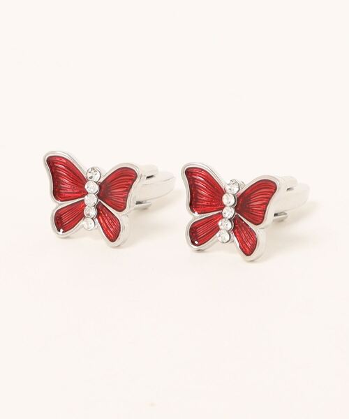 Fun & Daily（ファンアンドデイリー）の「F&D : バタフライカフリンクス（カフリンクス・メンズ・シルバー・FREE）」の3枚目の写真