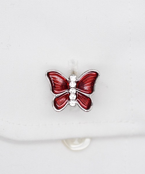 Fun & Daily（ファンアンドデイリー）の「F&D : バタフライカフリンクス（カフリンクス・メンズ・シルバー・FREE）」の4枚目の写真