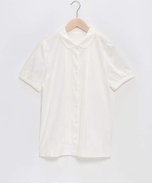 【セール】半袖丸襟カットブラウス（その他）｜pom ponette junior（ポンポネットジュニア） 5,610円