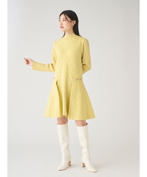 セルフォード ワンピース ニットワンピース 黄色