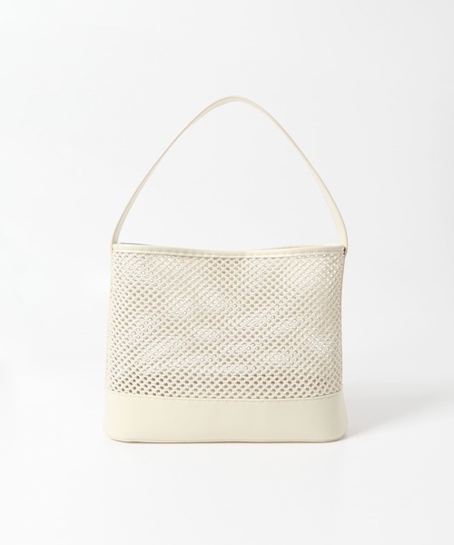 URBAN RESEARCH DOORS（アーバンリサーチドアーズ）の「メッシュワンショルダーバッグ（ショルダーバッグ・レディース・ベージュ/アイボリー・-）」の10枚目の写真