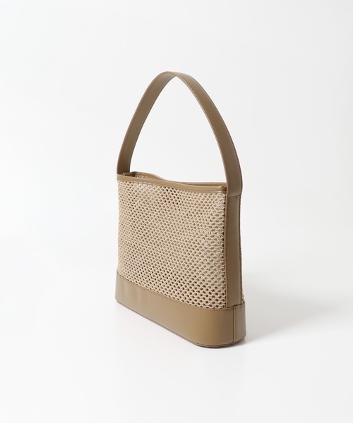 URBAN RESEARCH DOORS（アーバンリサーチドアーズ）の「メッシュワンショルダーバッグ（ショルダーバッグ・レディース・ベージュ/アイボリー・-）」の8枚目の写真