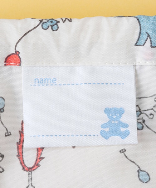 combimini（コンビミニ）の「シューズバッグ（シューズ小物/雑貨・キッズ・ネイビー/ライトグレー/ピンク/イエロー/グリーン/オフホワイト/ライトピンク/ベージュ・F）」の13枚目の写真